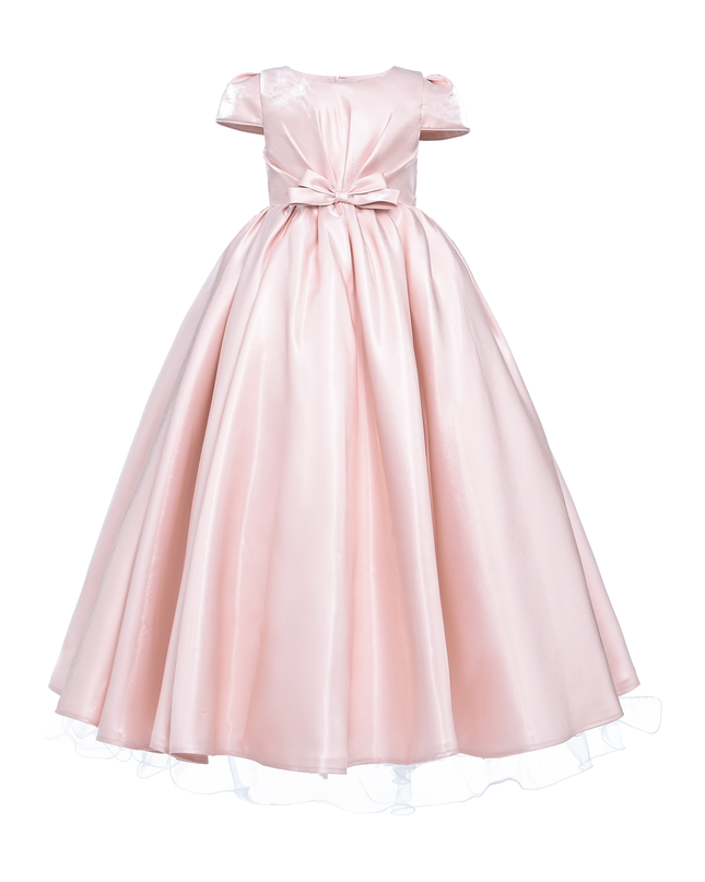 Pink Bow Long Brea Dress