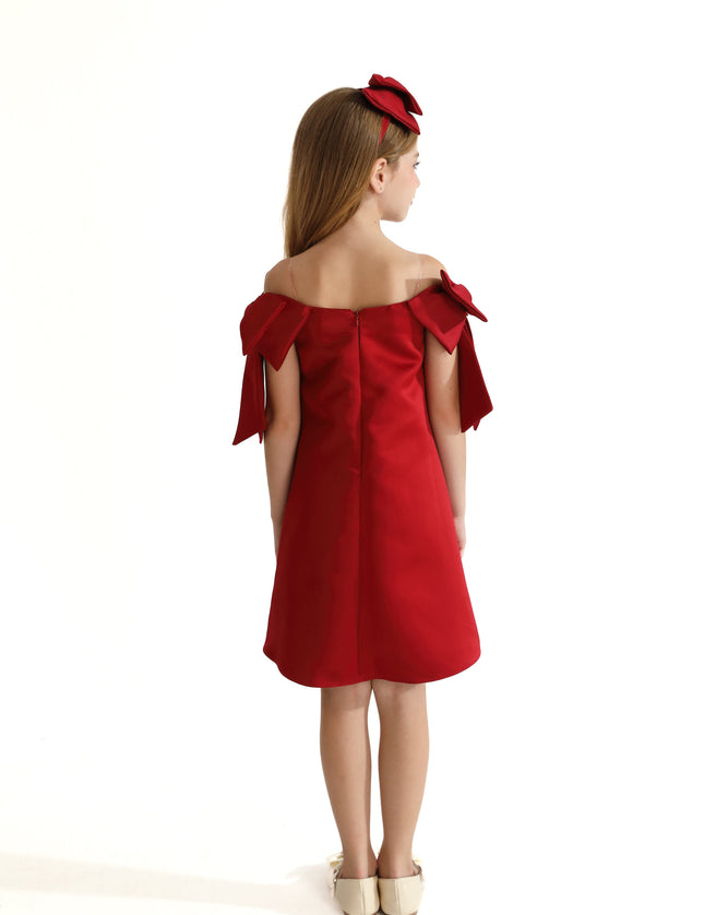 kids-atelier-tulleen-kid-girl-red-luneta-off-shoulder-bow-dress-tmc-24005-red
