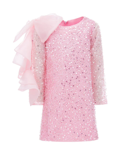 kidsatelier-tulleen-TR-420202-pink-reem-trapeze-bow-dress