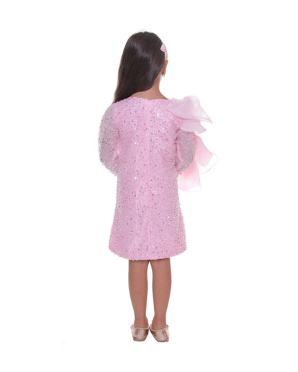 kidsatelier-tulleen-TR-420202-pink-reem-trapeze-bow-dress