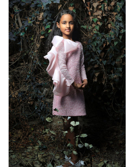kidsatelier-tulleen-TR-420202-pink-reem-trapeze-bow-dress