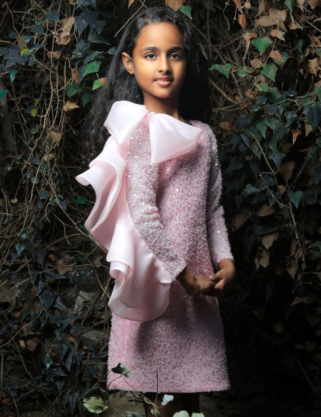 kidsatelier-tulleen-TR-420202-pink-reem-trapeze-bow-dress