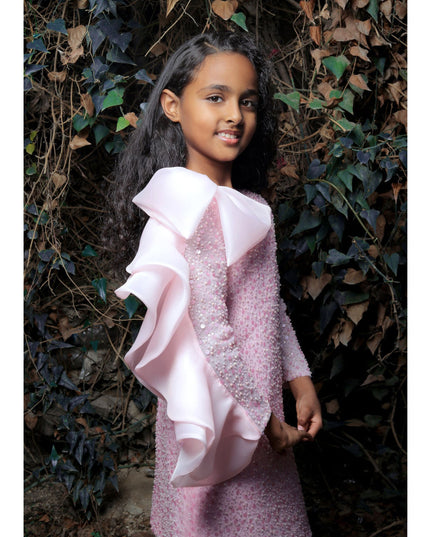 kidsatelier-tulleen-TR-420202-pink-reem-trapeze-bow-dress