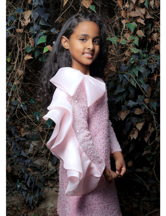 kidsatelier-tulleen-TR-420202-pink-reem-trapeze-bow-dress