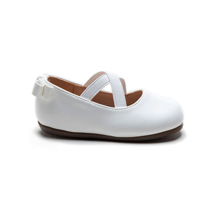kidsatelier-Tulleen-White Cross Banded Ribbon Flats-TSM42018-White-2
