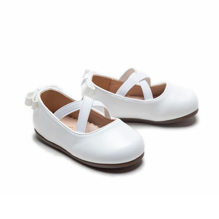 kidsatelier-Tulleen-White Cross Banded Ribbon Flats-TSM42018-White-3