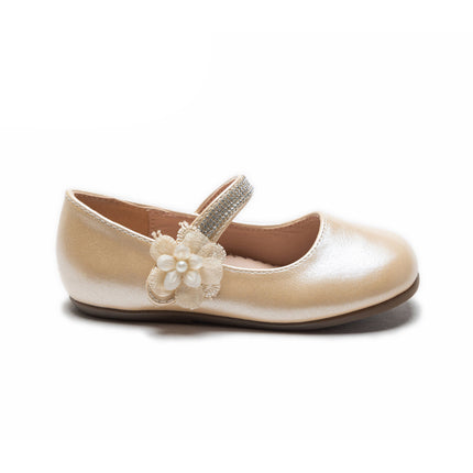 Copper Primrose Rhinestone Flats