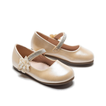 Copper Primrose Rhinestone Flats