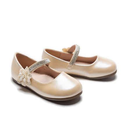 Copper Primrose Rhinestone Flats