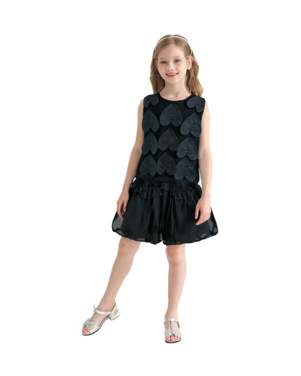 kidsatelier-tulleen-TUD52024-black-hearts-sleeveless-shorts-set