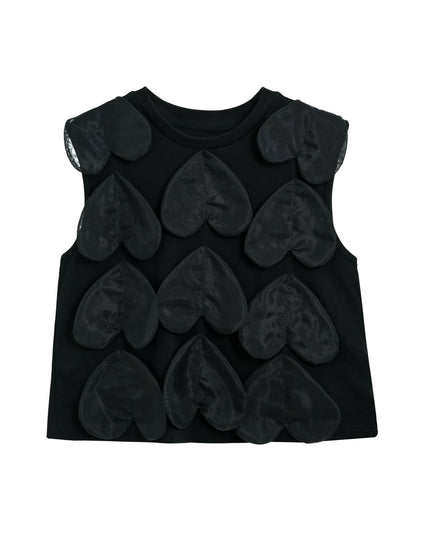 kidsatelier-tulleen-TUD52024-black-hearts-sleeveless-shorts-set