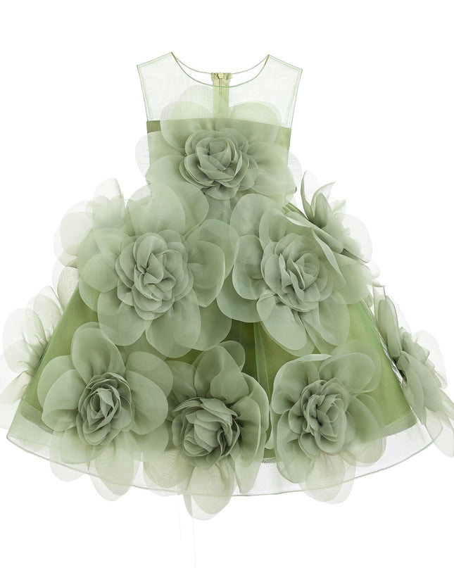 kidsatelier-tulleen-TUL1005-GREEN-floral-blooming-flowers-dress