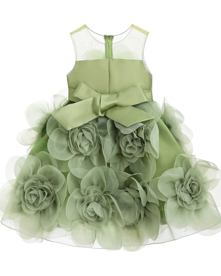 kidsatelier-tulleen-TUL1005-GREEN-floral-blooming-flowers-dress