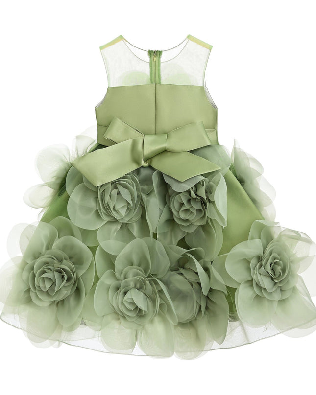 kidsatelier-tulleen-TUL1005-GREEN-floral-blooming-flowers-dress