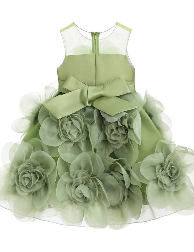kidsatelier-tulleen-TUL1005-GREEN-floral-blooming-flowers-dress
