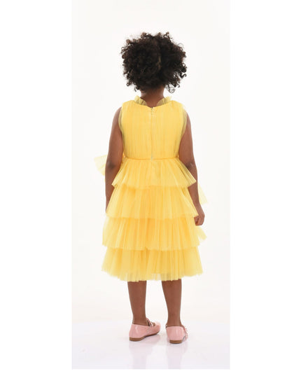 kidsatelier-tulleen-T-1995-Yellow-farvue-tiered-tulle-dress