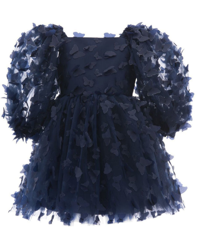 kidsatelier-tulleen-T-2210-Navy-bell-mariposa-dress