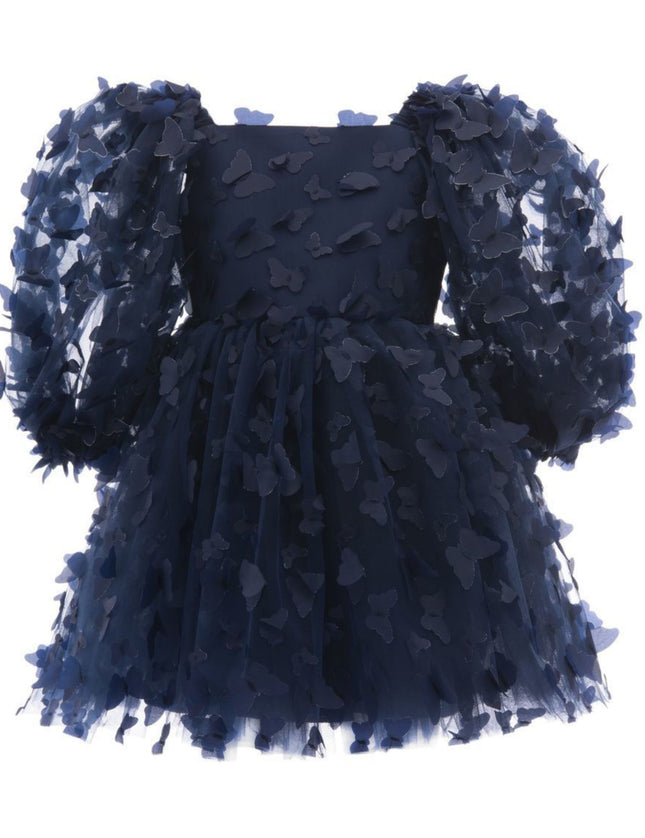 kidsatelier-tulleen-T-2210-Navy-bell-mariposa-dress