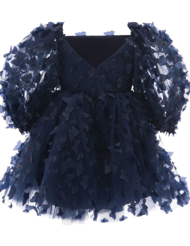 kidsatelier-tulleen-T-2210-Navy-bell-mariposa-dress