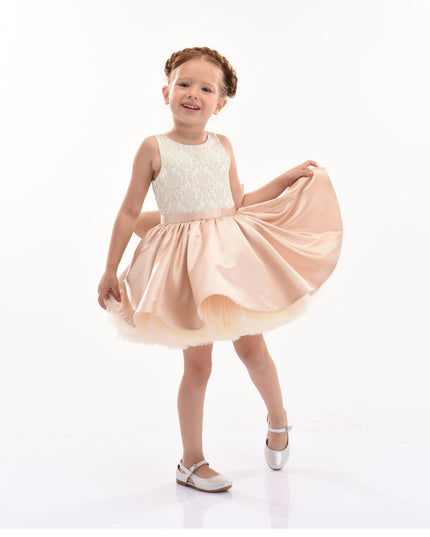 kidsatelier-tulleen-22924-tulleen-rose-gold-elwood-satin-bow-dress-22924