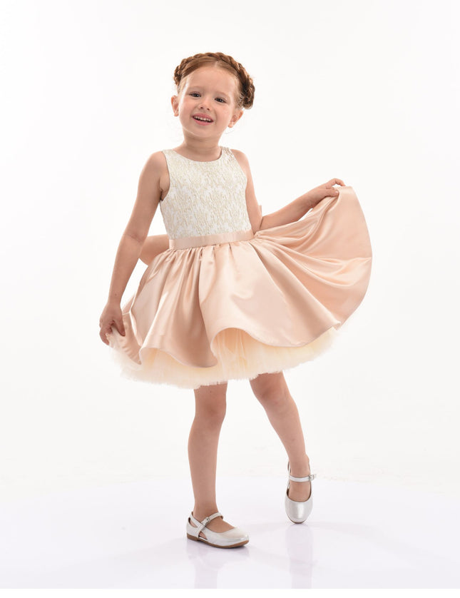 kidsatelier-tulleen-22924-tulleen-rose-gold-elwood-satin-bow-dress-22924