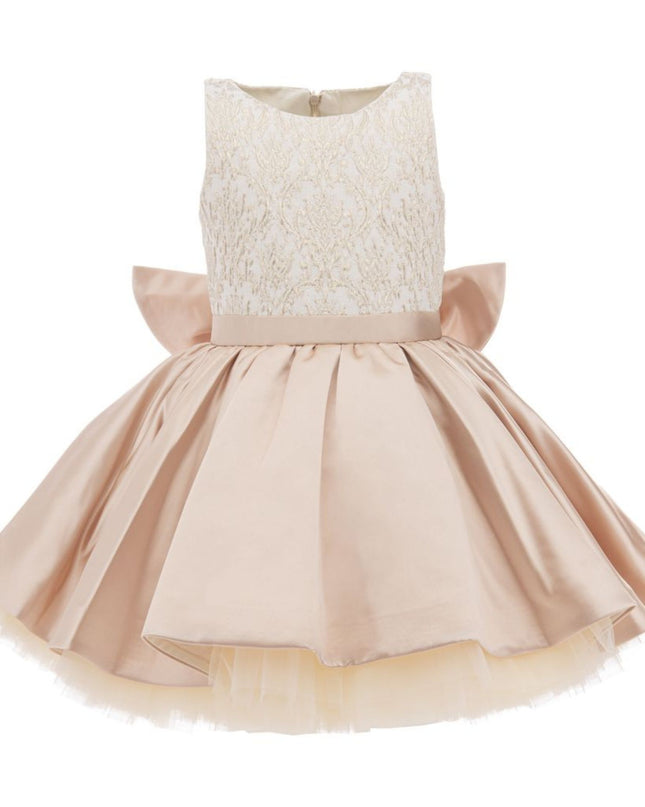 kidsatelier-tulleen-22924-tulleen-rose-gold-elwood-satin-bow-dress-22924