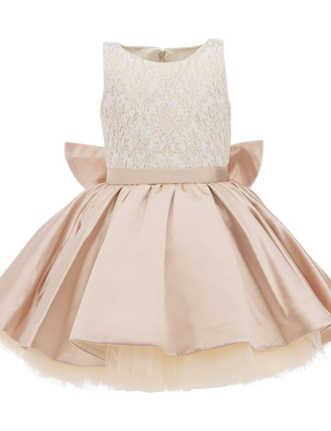 kidsatelier-tulleen-22924-tulleen-rose-gold-elwood-satin-bow-dress-22924