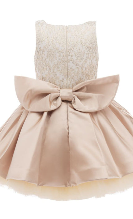 kidsatelier-tulleen-22924-tulleen-rose-gold-elwood-satin-bow-dress-22924