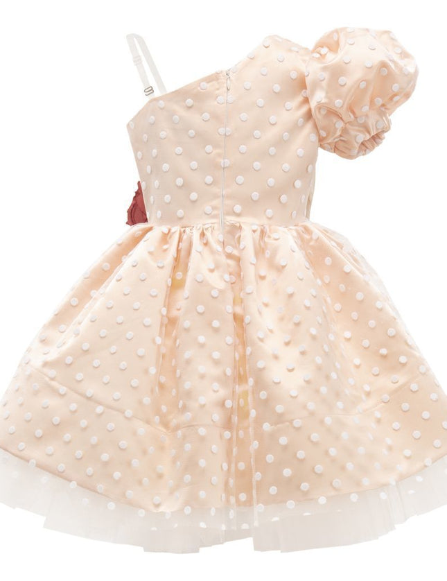 kids-atelier-tulleen-Peach Polka Dot Dress