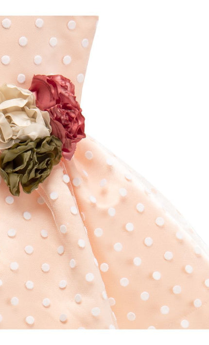 kids-atelier-tulleen-Peach Polka Dot Dress