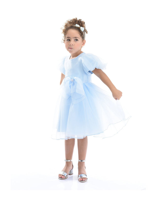 kidsatelier-tulleen-T-2927-Blue-bow-organza-dress