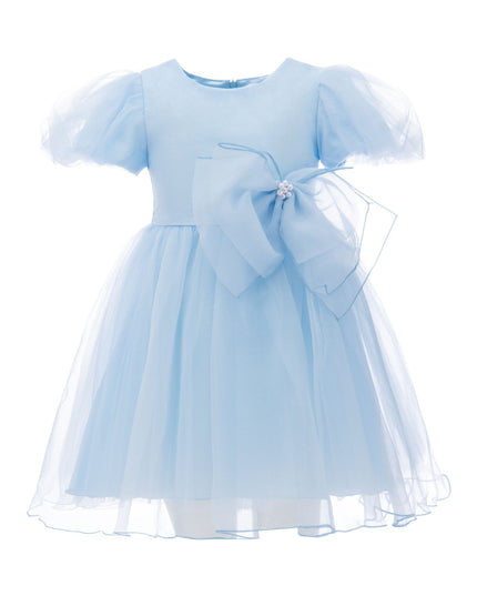 kidsatelier-tulleen-T-2927-Blue-bow-organza-dress