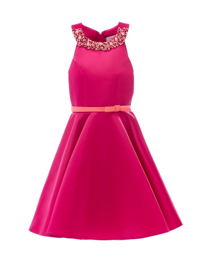 Kidsatelier-tulleen-2969-Fuchsia-cardona-pearl-halter-dress