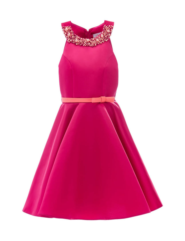 Kidsatelier-tulleen-2969-Fuchsia-cardona-pearl-halter-dress
