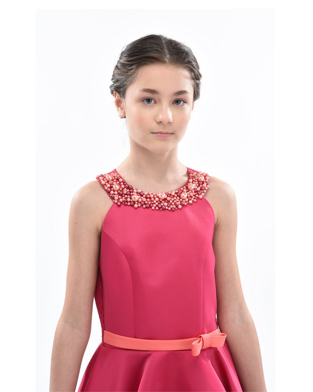Kidsatelier-tulleen-2969-Fuchsia-cardona-pearl-halter-dress