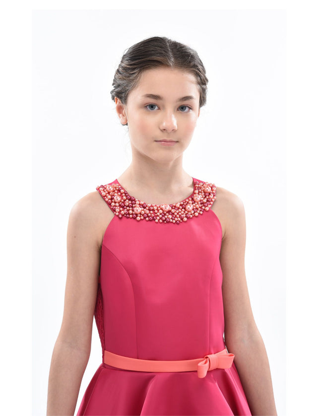 Kidsatelier-tulleen-2969-Fuchsia-cardona-pearl-halter-dress