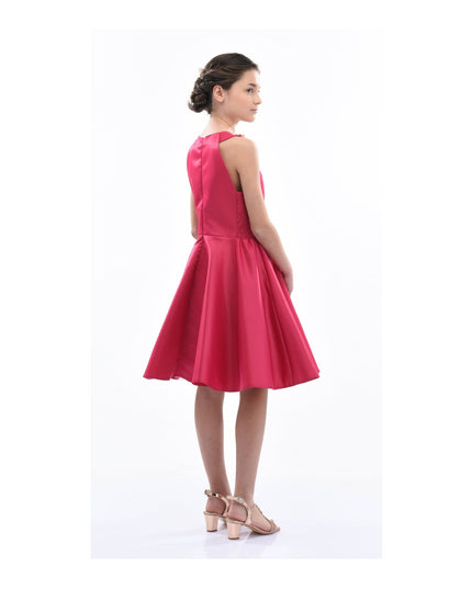 Kidsatelier-tulleen-2969-Fuchsia-cardona-pearl-halter-dress