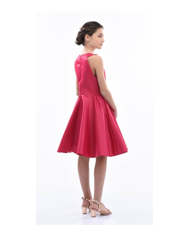 Kidsatelier-tulleen-2969-Fuchsia-cardona-pearl-halter-dress