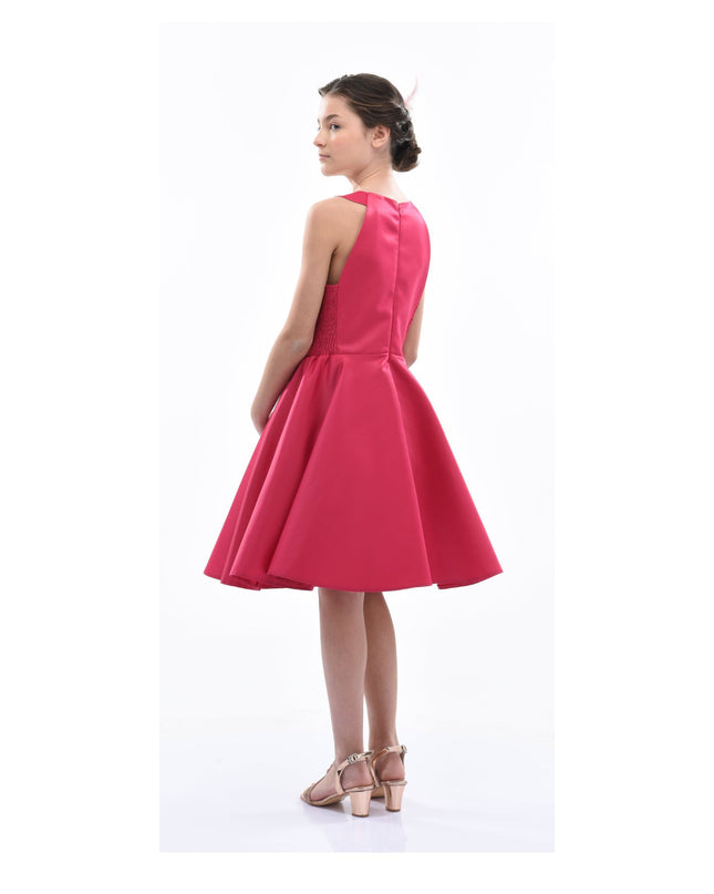 Kidsatelier-tulleen-2969-Fuchsia-cardona-pearl-halter-dress
