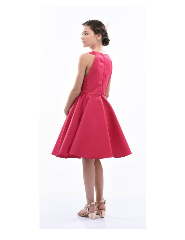 Kidsatelier-tulleen-2969-Fuchsia-cardona-pearl-halter-dress