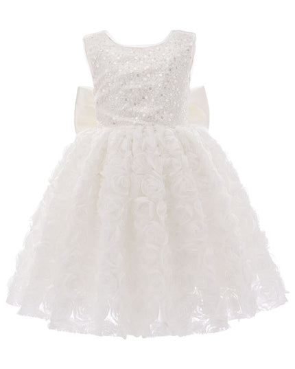 kidsatelier-tulleen-2999-Pearl-white-kreisler-sequin-bow-rose-dress
