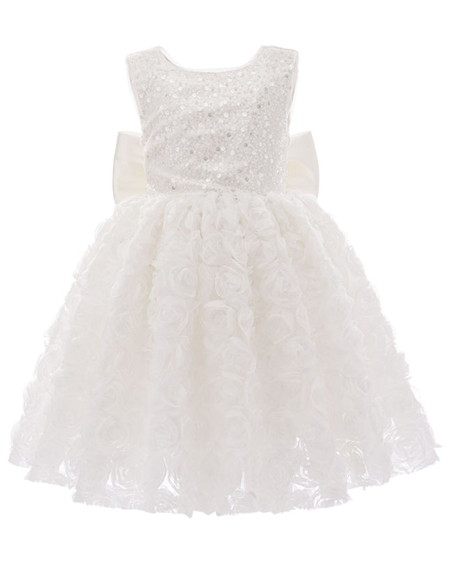 kidsatelier-tulleen-2999-Pearl-white-kreisler-sequin-bow-rose-dress