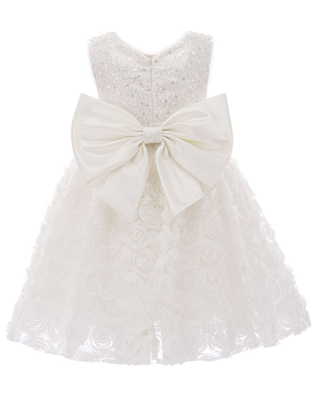 kidsatelier-tulleen-2999-Pearl-white-kreisler-sequin-bow-rose-dress
