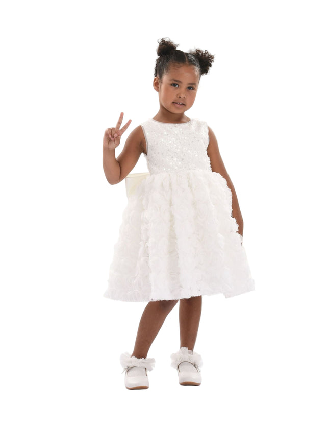 kidsatelier-tulleen-2999-Pearl-white-kreisler-sequin-bow-rose-dress