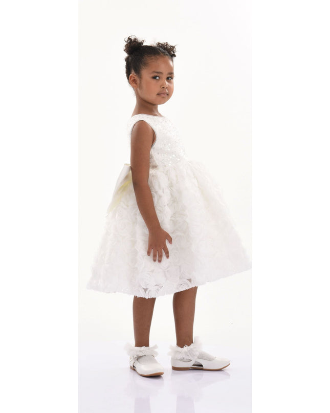 kidsatelier-tulleen-2999-Pearl-white-kreisler-sequin-bow-rose-dress