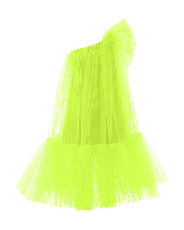 kidsatelier-tulleen-T-3002-Neon Green-maggi-neon-bow-tulle-dress