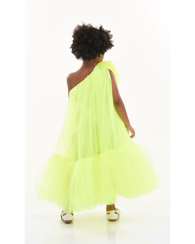 kidsatelier-tulleen-T-3002-Neon Green-maggi-neon-bow-tulle-dress