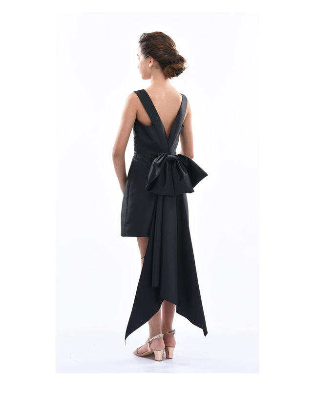 kidsatelier-tulleen-3005-Black-isabel-back-bow-dress