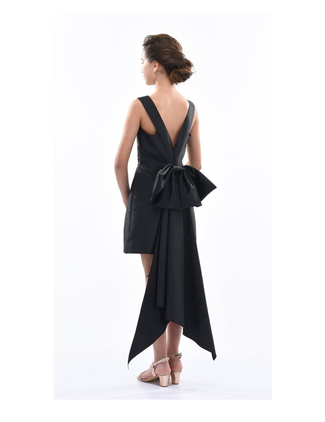 kidsatelier-tulleen-3005-Black-isabel-back-bow-dress