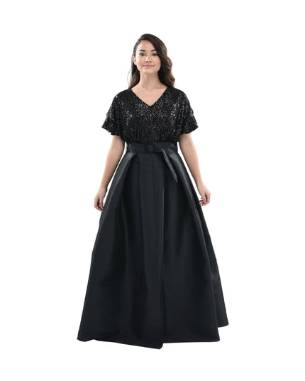 kidsatelier-tulleen-3006-Black-arcola-glimmer-tulle-gown
